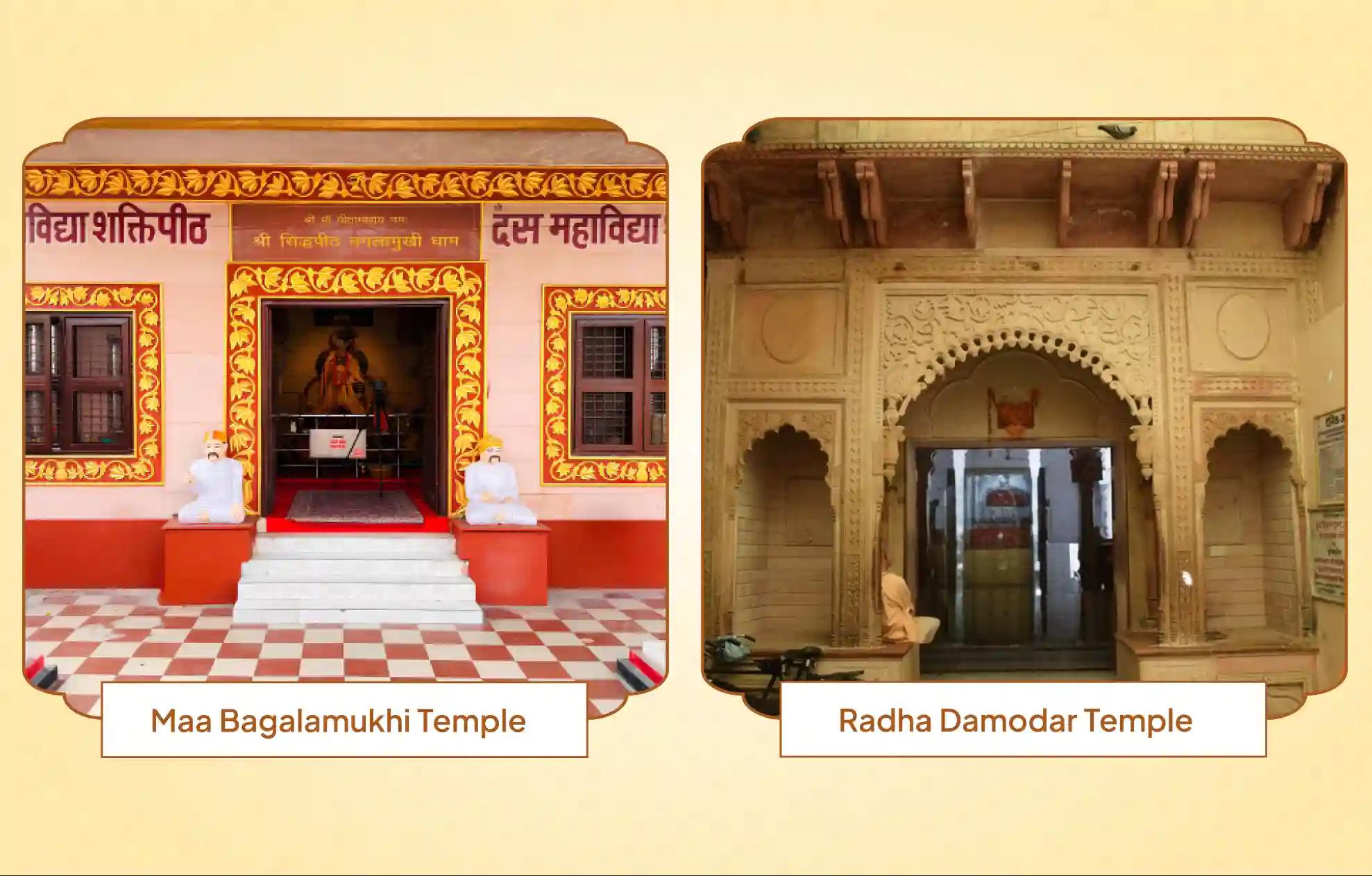 सिद्धपीठ मां बगलामुखी मंदिर, श्री राधा दामोदर मंदिर,हरिद्वार, वृंदावन सिद्धपीठ मां बगलामुखी मंदिर, श्री राधा दामोदर मंदिर,हरिद्वार, वृंदावन