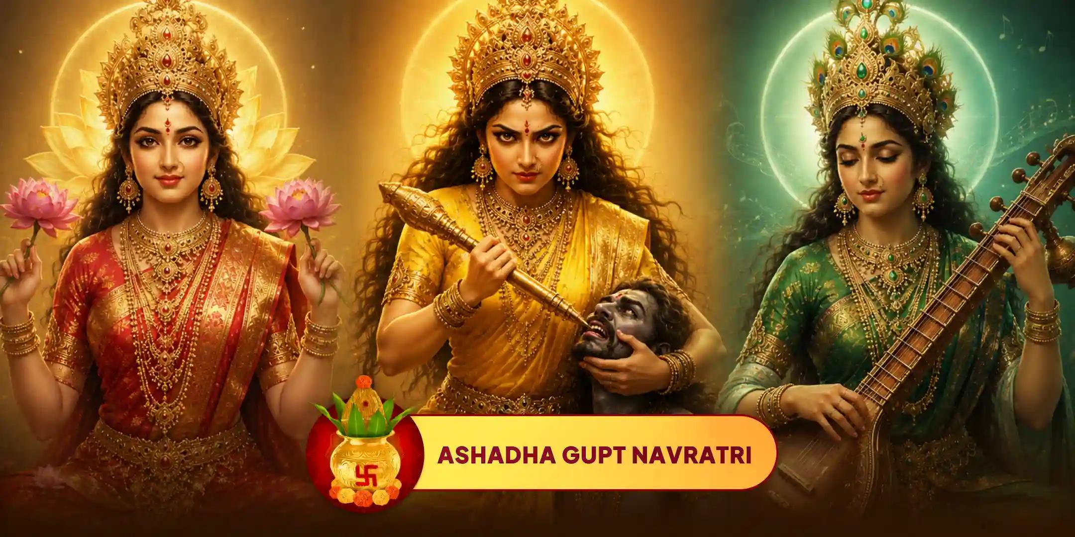Navratri 3 Mahavidhya Maa Kamlatmika, Maa Bagalamukhi, Maa Matangi Pujan and Yagya Navratri 3 Mahavidhya Maa Kamlatmika, Maa Bagalamukhi, Maa Matangi Pujan and Yagya