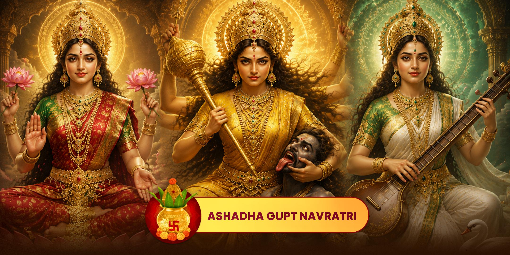 Navratri 3 Mahavidhya Maa Kamlatmika, Maa Bagalamukhi, Maa Matangi Pujan and Yagya Navratri 3 Mahavidhya Maa Kamlatmika, Maa Bagalamukhi, Maa Matangi Pujan and Yagya