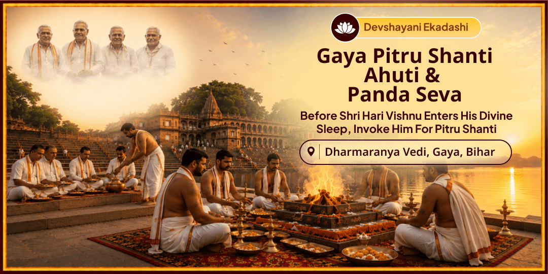 Devshayani Ekadashi - Chaturmas Begins! Resolve Pitru Doshas, Free Ancestral Souls & Restore Family Peace - Join Now! Devshayani Ekadashi - Chaturmas Begins! Resolve Pitru Doshas, Free Ancestral Souls & Restore Family Peace - Join Now!