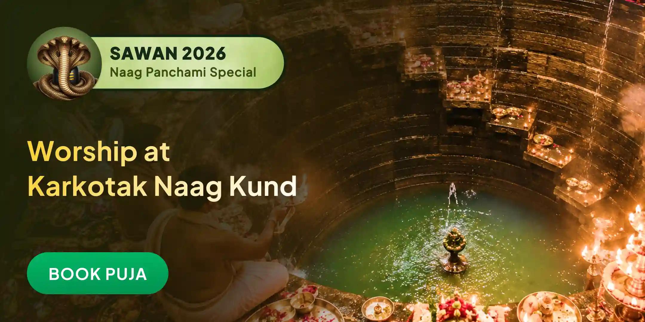 Naag Panchami Karkotak Naag Kund Kashi 51 Ltr Dudh Abhishek and Naag Dosha Shanti Puja Naag Panchami Karkotak Naag Kund Kashi 51 Ltr Dudh Abhishek and Naag Dosha Shanti Puja