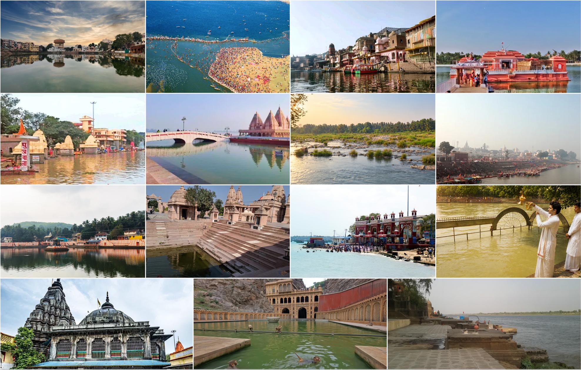 Pishach Mochan Kund, Triveni Sangam, Vishram Ghat, Narendra Pushkarini Ghat, Shipra Ghat, Srirangapatna Region, Sarayu Ghat, Rameshwaram Ghat, Bindu Sarovar, Gokarna Region, Ganga Ghat, Pushkar Ghat, Galta Ji Kund, Narmada Ghat and Kurukshetra, Kashi, Prayagraj, Mathura, Puri, Ujjain, Mandya, Ayodhya, Rameshwaram, Siddhpur (Matru Gaya), Gokarna, Haridwar, Pushkar, Jaipur, Khandwa and Kurukshetra Pishach Mochan Kund, Triveni Sangam, Vishram Ghat, Narendra Pushkarini Ghat, Shipra Ghat, Srirangapatna Region, Sarayu Ghat, Rameshwaram Ghat, Bindu Sarovar, Gokarna Region, Ganga Ghat, Pushkar Ghat, Galta Ji Kund, Narmada Ghat and Kurukshetra, Kashi, Prayagraj, Mathura, Puri, Ujjain, Mandya, Ayodhya, Rameshwaram, Siddhpur (Matru Gaya), Gokarna, Haridwar, Pushkar, Jaipur, Khandwa and Kurukshetra