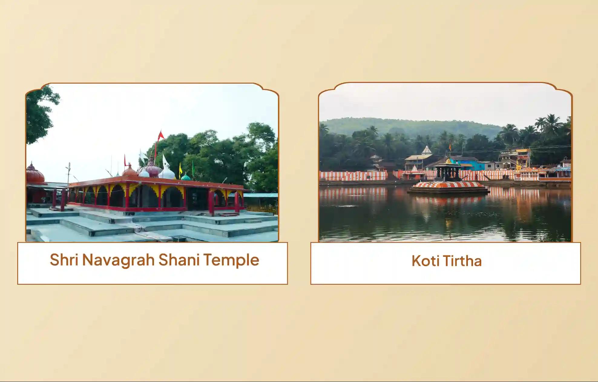 Navagraha Siddhapeeth, Koti Tirtha, Dabra - Madhya Pradesh, Gokarna - Karnataka Navagraha Siddhapeeth, Koti Tirtha, Dabra - Madhya Pradesh, Gokarna - Karnataka