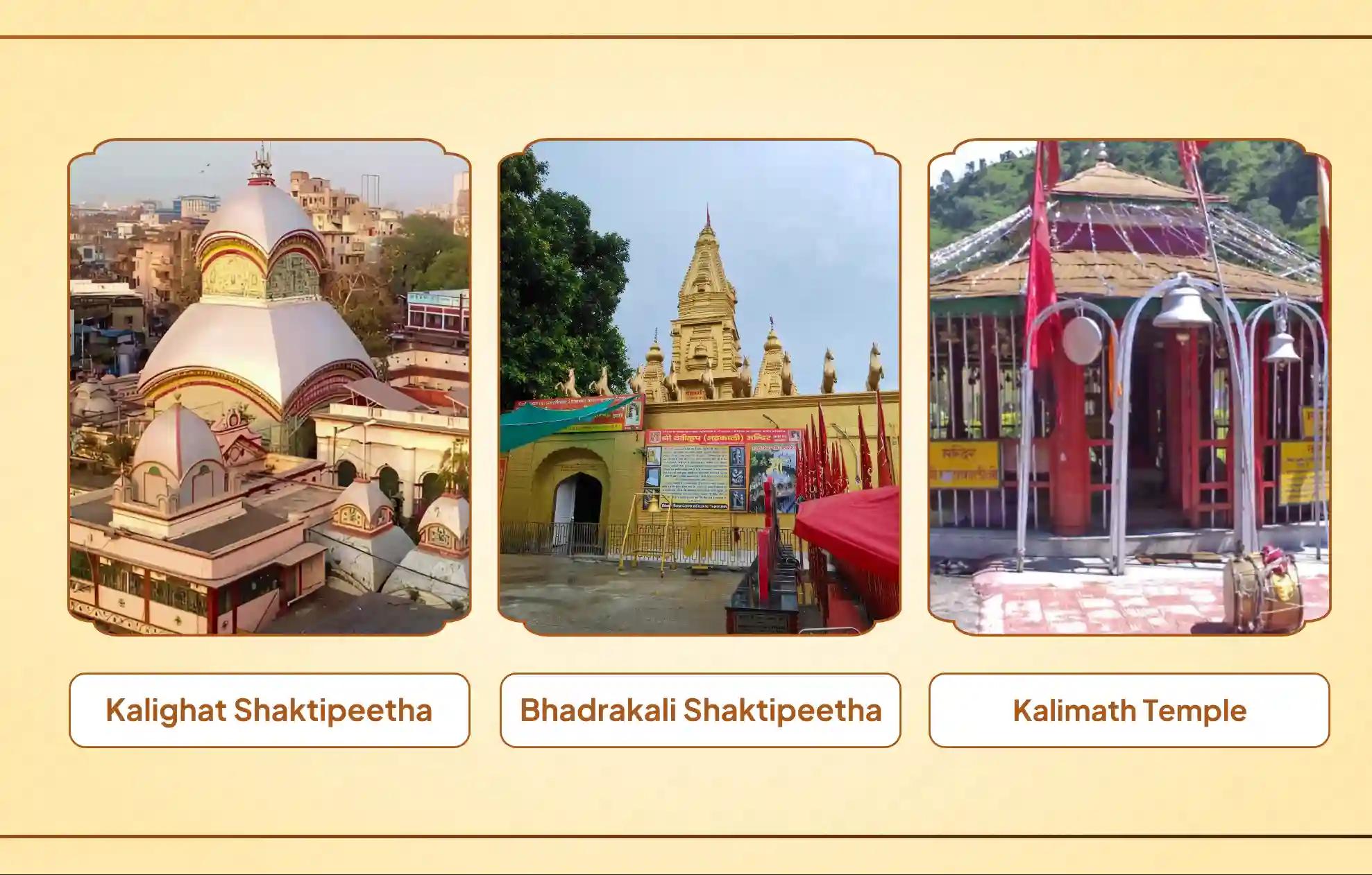 Bhadrakali Shaktipeetha, Kalighat Shaktipeetha, Kalimath Temple,Kurukshetra, Kolkata, Uttarakhand Bhadrakali Shaktipeetha, Kalighat Shaktipeetha, Kalimath Temple,Kurukshetra, Kolkata, Uttarakhand