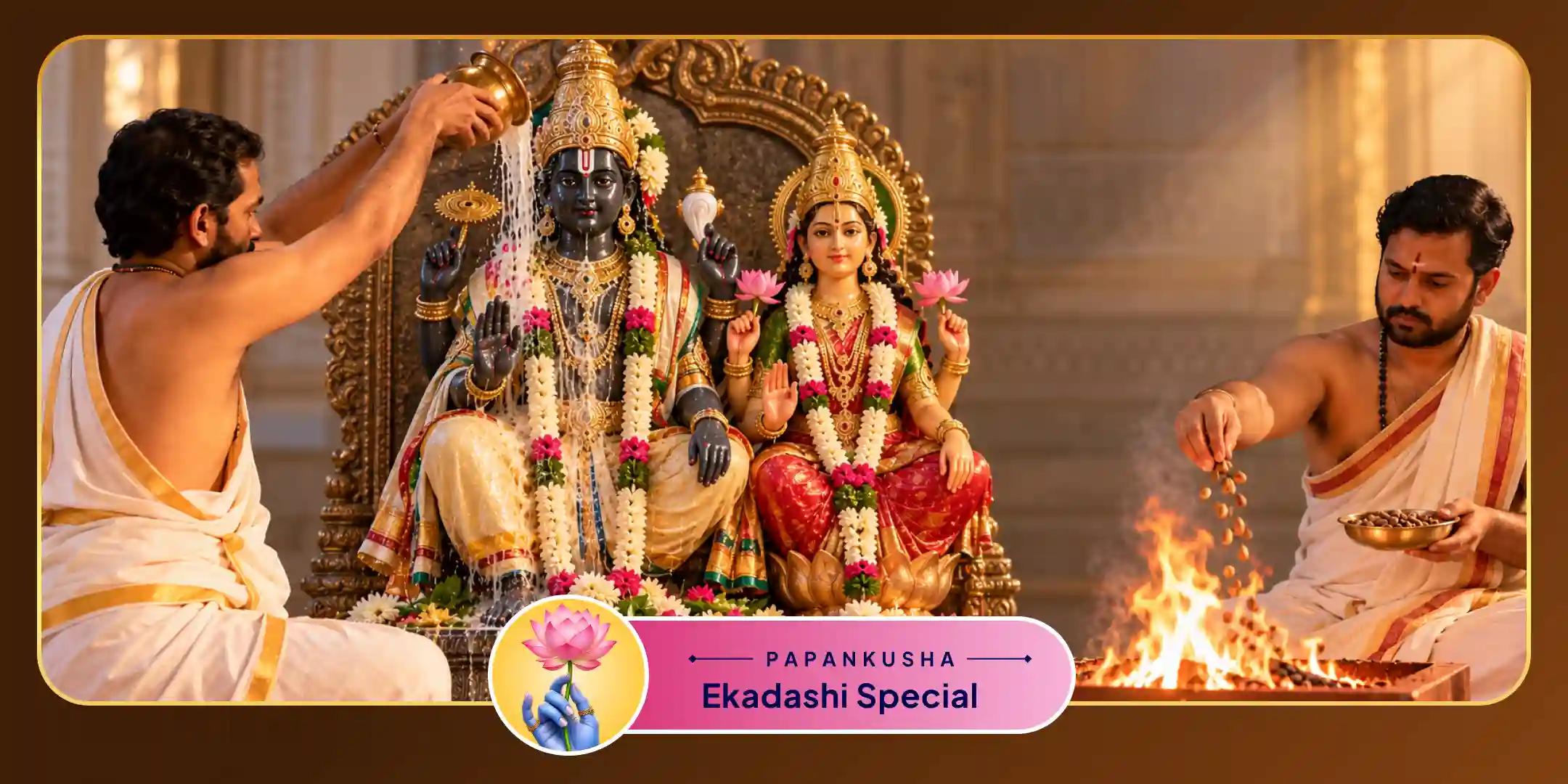 4 Days Daily Vishnu Lakshmi Chandan Jal Abhishek and Dhan Prapti Kamalgatta Havan 4 Days Daily Vishnu Lakshmi Chandan Jal Abhishek and Dhan Prapti Kamalgatta Havan