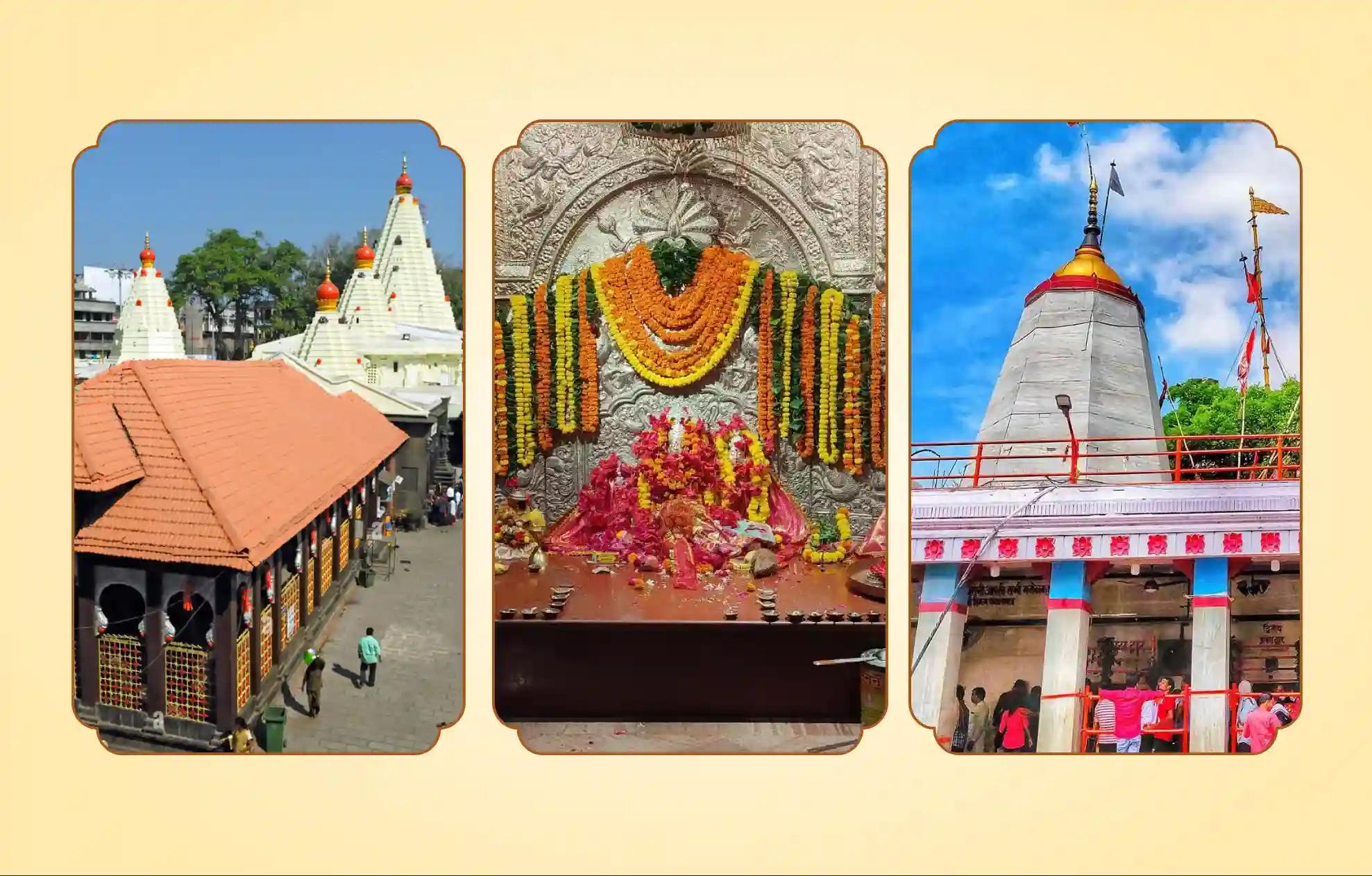Mahalakshmi Ambabai Shaktipeetha, Lalita Mata Shaktipeetha, Maa Vindhyavasini Shaktipeetha,Kolhapur, Prayagraj, Mirzapur Mahalakshmi Ambabai Shaktipeetha, Lalita Mata Shaktipeetha, Maa Vindhyavasini Shaktipeetha,Kolhapur, Prayagraj, Mirzapur