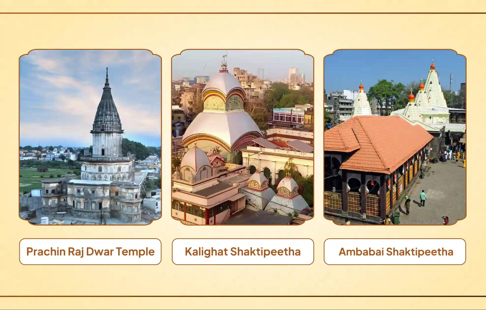 Mahalakshmi Ambabai Shaktipeeth, Kalighat Shaktipeeth, Ancient Rajdwar Temple,Kolhapur, Kolkata, Ayodhya Mahalakshmi Ambabai Shaktipeeth, Kalighat Shaktipeeth, Ancient Rajdwar Temple,Kolhapur, Kolkata, Ayodhya