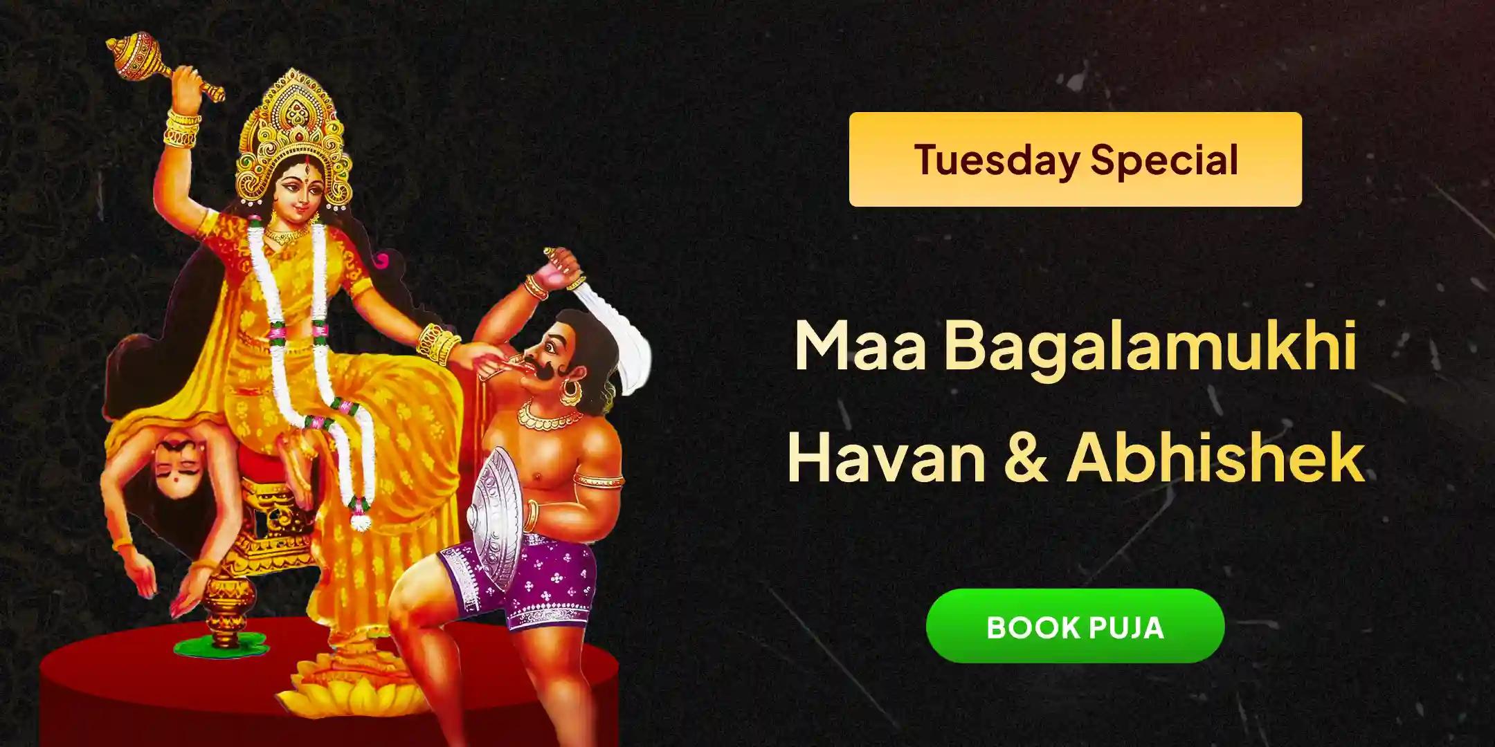 Maa Bagalamukhi Tantra Yukta Havan and Yantra Shodashopachara Kumkum Abhishek Maa Bagalamukhi Tantra Yukta Havan and Yantra Shodashopachara Kumkum Abhishek