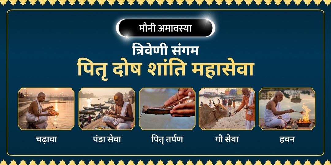 अपने पितरों से लेकर अपने कुल तक, सबके उद्धार का महावसर! वर्ष की सबसे सशक्त मौनी अमावस्या पर पितृ सेवा करें। अपने पितरों से लेकर अपने कुल तक, सबके उद्धार का महावसर! वर्ष की सबसे सशक्त मौनी अमावस्या पर पितृ सेवा करें।