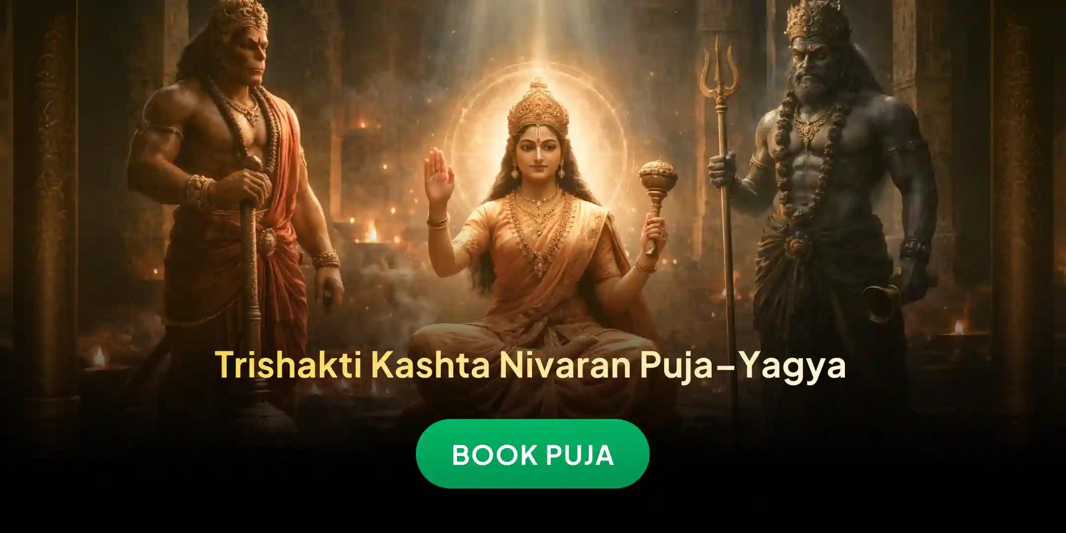 Maa Bagalamukhi, Kaal Bhairav and Sankat Mochan Hanuman Sarva Kasht Nivaran Puja and Yagya Maa Bagalamukhi, Kaal Bhairav and Sankat Mochan Hanuman Sarva Kasht Nivaran Puja and Yagya