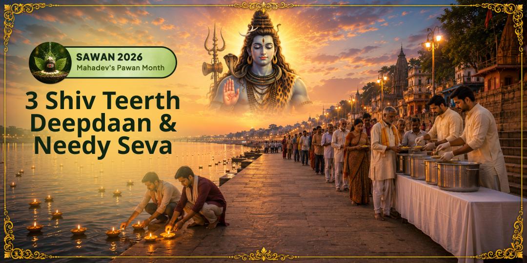 Begin Sawan's most sacred month with the most complete act of Shiv-bhakti - Participate in Deepdaan & Needy Seva! Begin Sawan's most sacred month with the most complete act of Shiv-bhakti - Participate in Deepdaan & Needy Seva!