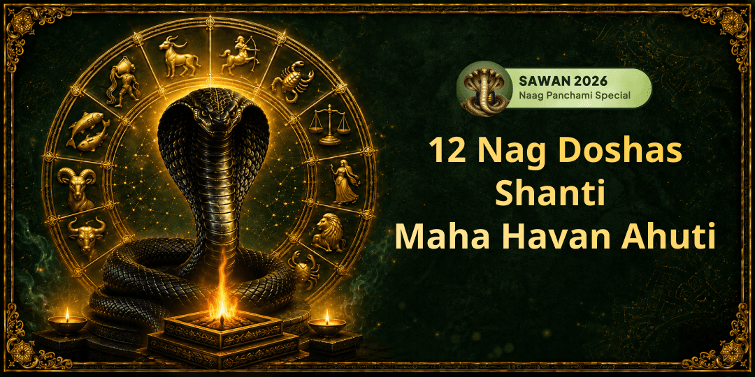 Is Nag Dosha Blocking Your Marriage, Money or Peace? Offer Ahuti to 12 Naga Dosha Shanti Havan at the Only Takshak Teerth on Earth! Is Nag Dosha Blocking Your Marriage, Money or Peace? Offer Ahuti to 12 Naga Dosha Shanti Havan at the Only Takshak Teerth on Earth!