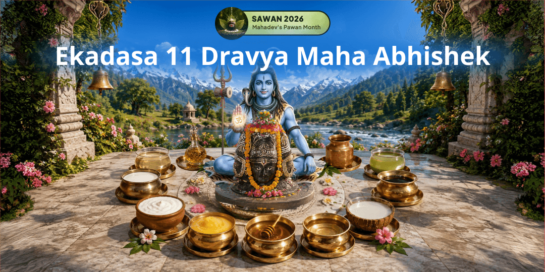Once a Year, Sawan's Last & Most Powerful Monday! Perform 11 Sacred Dravya Abhishek & Invoke Mahadev’s 11 Rudra Forms . Once a Year, Sawan's Last & Most Powerful Monday! Perform 11 Sacred Dravya Abhishek & Invoke Mahadev’s 11 Rudra Forms .